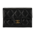 Chanel Classic Card Holder, £395, Accessories, Black, Lambskin Leather, Front view